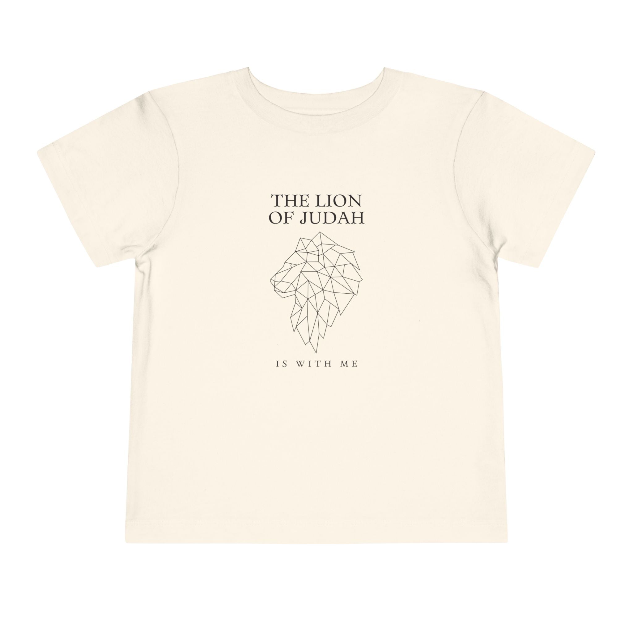 Toddler Tee — The Lion of Judah is With Me Shirt