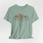 Homeschool Mom Floral - Sowing Seeds of Faith Tshirt