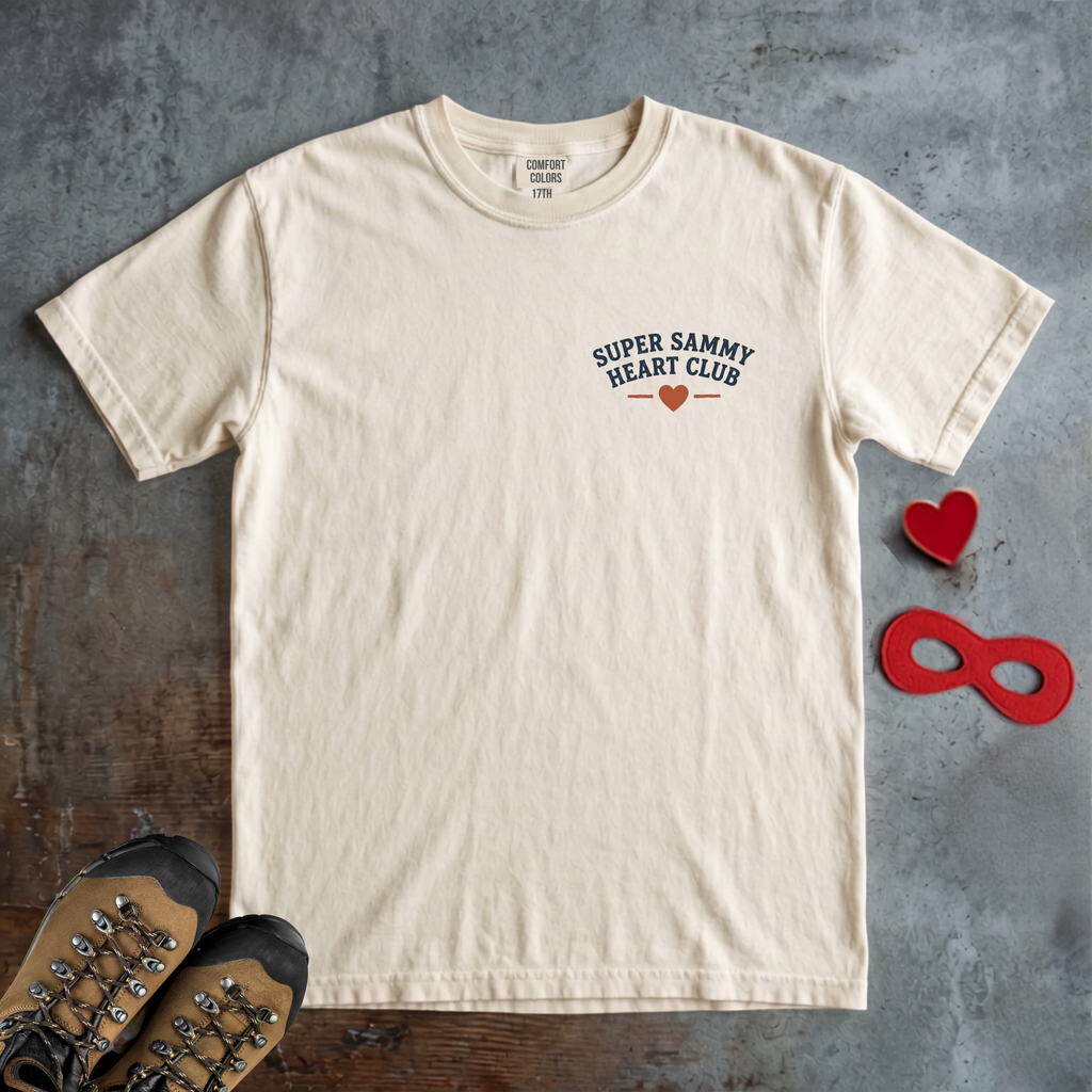 Youth T-shirt - Super Sammy Heart Club "Take It Fun" Hike